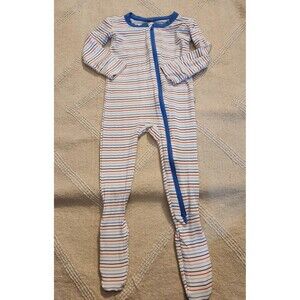 Macaron and me bamboo footie size 12-18m new!